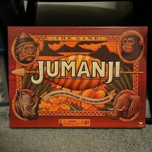 Jumanji Adventure Board Game - Bold Red Design